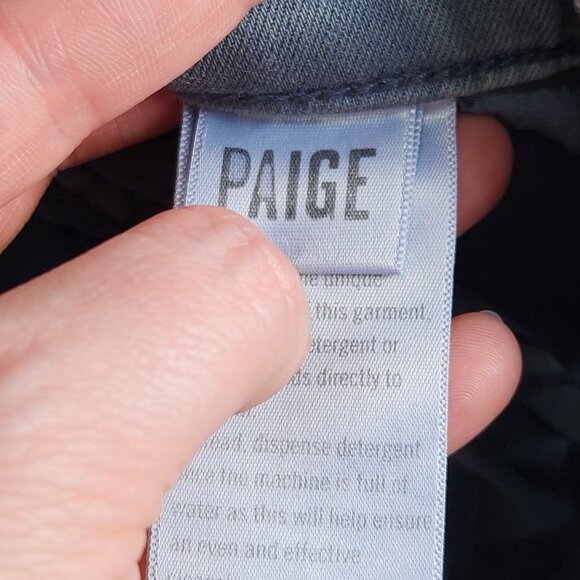 Paige Jeans Mens 30X31 Gray Lennox Transcend Slim Straight Stretch Casual Denim - Picture 12 of 12